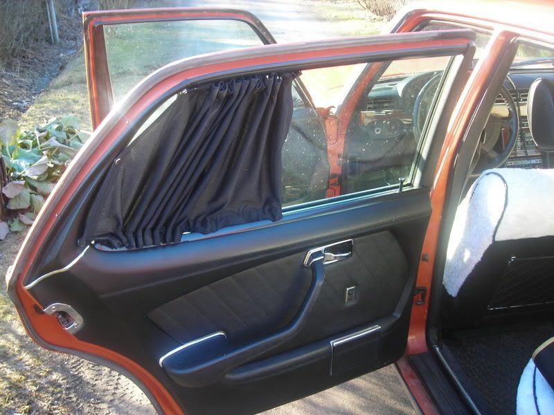 rear curtains and first drive this year